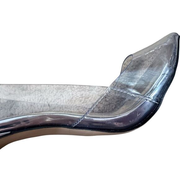 Good American Cinder-F*cking-Rella Clear Pumps | Size 7 - Picture 12 of 13